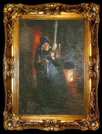 framed  Ernst Josephson Spinnerskan, ta009-2